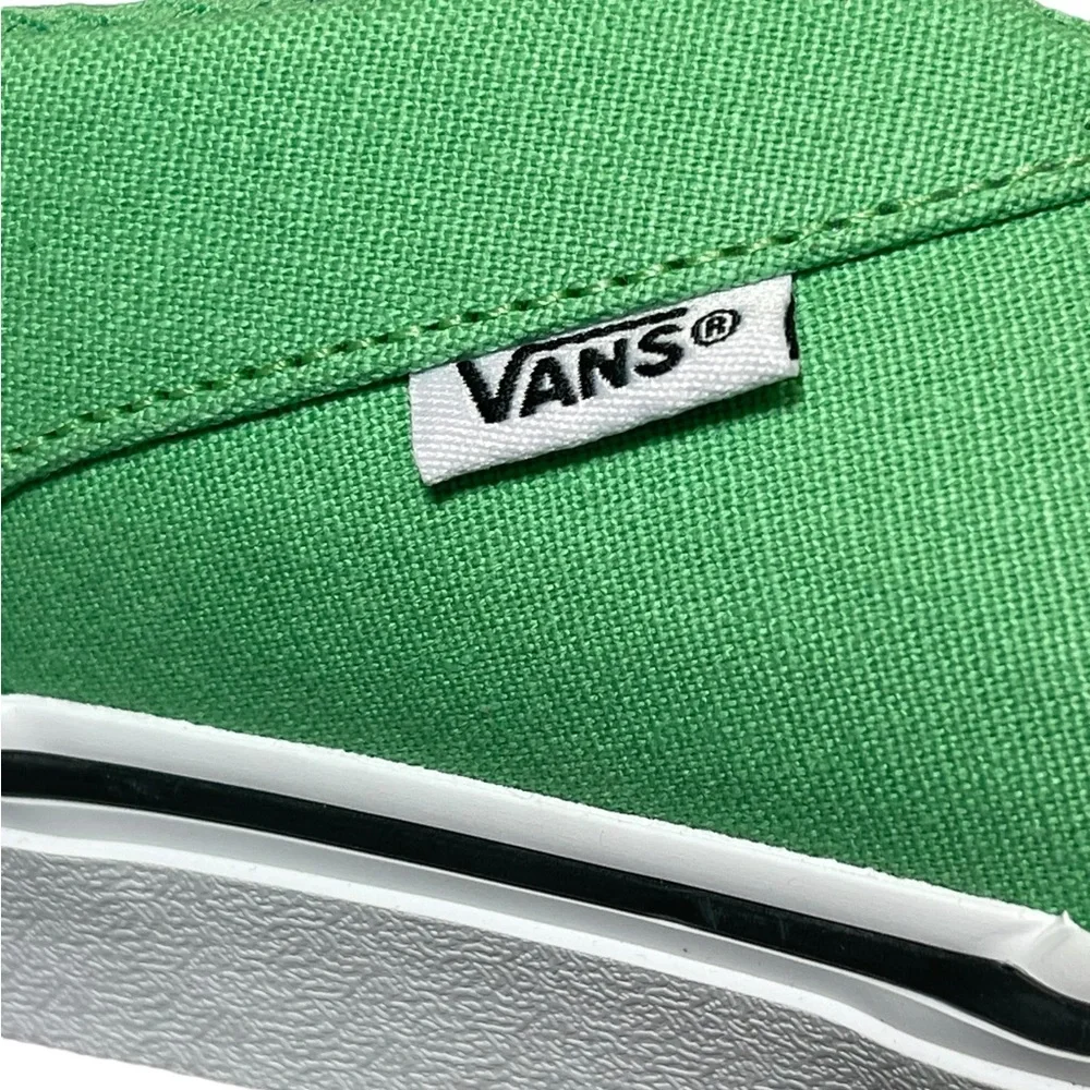 ⚡️SOLD⚡️Vans Classic Asher Checkerboard Slip-On Sneaker Green Shoes Women’s 11 - Picture 8 of 16